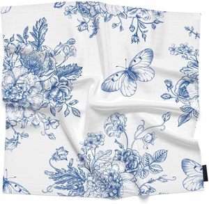 ผ้าพันคอผ้าซาตินโพลีเอสเตอร์สำหรับผู้หญิงคุณภาพสูงสำหรับฤดูใบไม้ผลิฤดูร้อนฤดูใบไม้ร่วง - Product Image 1