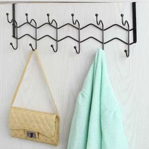 Porte-Porte-Manteau Métallique Gain de Place, Organisateur à Profil Fin Idéal pour les Pièces Étroites et les Maisons Compactes - Product Image 1