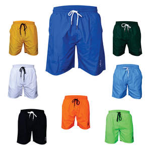 Pantalones cortos de gimnasio de secado rápido para hombre, logotipo personalizado, transpirables, antiarrugas, ecológicos, cintura media, cierre de cordón, aspecto informal para Fitness - Product Image 1