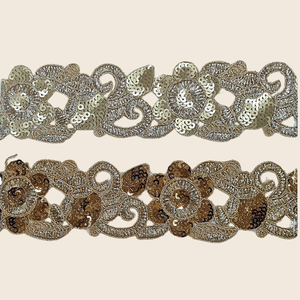 Premium 9 mètres brodé français dentelle tissu Organza bordure élastique fabriqué à la main concepteur dentelle pour luxe traditionnel fantaisie - Product Image 2