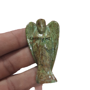 Pierre d'angle Unakite verte de meilleure qualité pour la maison, le bureau et le jardin, décoration d'angle pour l'exportation, vente en gros - Product Image 1