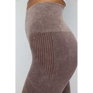 Mid Waist Casual Sport <b>Leggings</b> with <b>Push</b>-<b>up</b> Feature XL Size Seamless Nylon and Spandex Compression Yoga Pants for Gym Use - Product Image 5