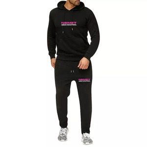 Conjuntos de 2 piezas de chándal deportivo unisex de otoño e invierno para hombre de lana de algodón ecológico más vendidos - Product Image 5