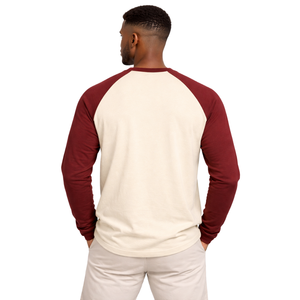 Kappa Alpha Psi YO Hand Sign 1911 <b>Ivory</b> Raglan Sleeve T <b>Shirt</b> Premium Cotton Greek Fraternity Casual Wear Tee - Product Image 2