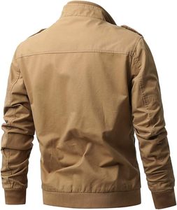 Nouveautés Vestes pour hommes en coton décontractées d'hiver en toile avec fermeture éclair intégrale de qualité supérieure 100% coton Vestes pour hommes - Product Image 3