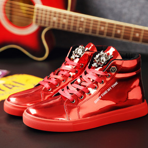 Zapatillas de Skateboarding para Hombre, Tallas Grandes, Estilo Retro, Cómodas, con Cordones, para Estudiantes, Deportes y Ocio, Suela Gruesa, Tipo Mirror Board - Product Image 1