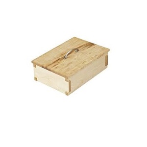 Boîte de rangement décorative rectangulaire en bois organisateur de bijoux personnalisé en gros pour l'organisation de stockage de bureau de cuisine à domicile - Product Image 3