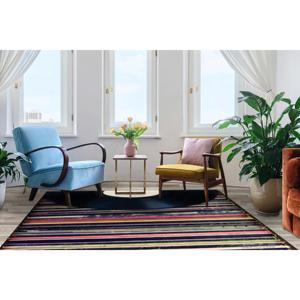 Alfombra de Vinilo con Diseño de Discos: Adorno Colorido para Sala de Música Retro, con Pelo Suave - Product Image 3