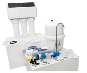 High quality compact reverse osmosis system 75 GPD with 6L tank with pump with case for home, kitchen