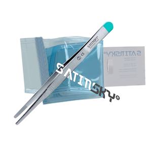 Tijeras de IRIS estériles de un solo uso, 11,5 cm Disponible en recto Hecho de acero de calidad Empaquetado individualmente estéril - Product Image 3