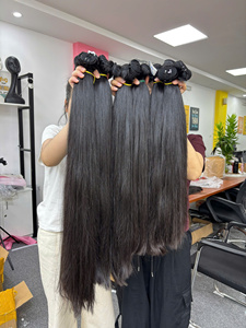 Vendeurs d'extensions de cheveux humains vierges à cuticules alignées DONATEUR UNIQUE vente en gros de perruques droites ondulées bouclées pour femmes noires - Product Image 3