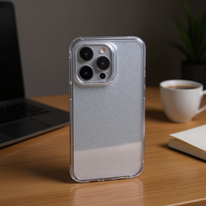 Funda Transparente con Purpurina y Protección de Cámara para 13 Pro, Resistente a Impactos, TPU+PC, Marca DAM - Product Image 3