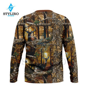 Camiseta con estampado de camuflaje de árbol Real para hombre, ropa de calle de manga larga para caza, senderismo, Camping, ropa de camuflaje Realtree al aire libre - Product Image 2