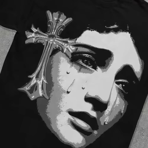 Camiseta informal de gran tamaño de 200 gramos para hombre, Camiseta de algodón 100% de alta calidad, camiseta de calle de diseño sólido para hombre - Product Image 2