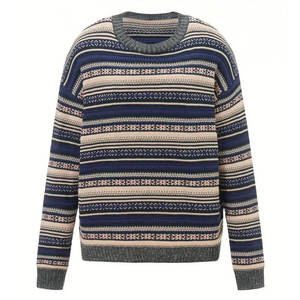 Trending Custom Soft <b>Long</b> Sleeve Embroidery Knitted Pullovers <b>Top</b> Fit Women Sweater <b>Ladies</b> Knit Sweater For Women - Product Image 2