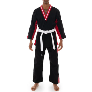 Combinaison de karaté légère sur mesure, vente chaude, combinaison de jiu-jitsu en coton avec broderie de logo personnalisée - Product Image 1