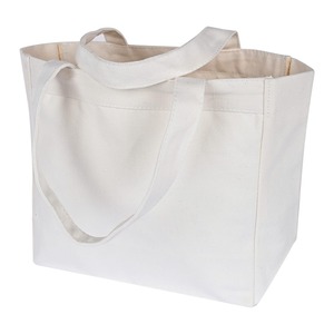 Eco-Friendly 100% Cotton Canvas <b>Tote</b> <b>Bag</b> Reusable Shopping & Promotional Shoulder <b>Bag</b> with Durable Handles Wholesale Bulk Supply - Product Image 6