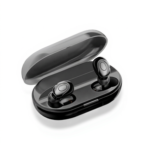 หูฟังบลูทูธ T2 Mini In-Ear ระดับพรีเมียม สำหรับขายส่ง รุ่น V5.3 กันน้ำ IPX7 เหมาะสำหรับออกกำลังกาย พร้อมหน้าจอแสดงผลดิจิตอล ควบคุมแบบสัมผัส แบตเตอรี่ 500mAh รุ่น B - Product Image 1