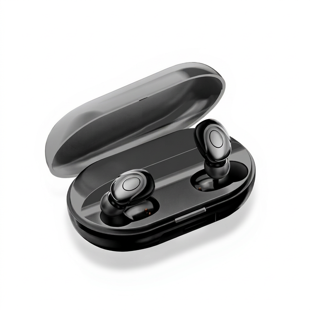 Premium Wholesale T2 Mini In Ear Headphones Bluetooth V5.3 IPX7 Waterproof Sports Earbuds Digital Display Touch Control 500mAh B