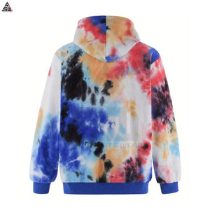 Moda Streetwear Tie Dye venta al por mayor sudaderas con capucha diseño personalizado para venta en línea alta calidad Invierno Polar 100% algodón - Product Image 2