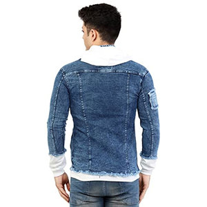 Nouvelle Veste en Jean Décontractée pour Homme 2026 – Grande Poche, Couleur Unie, Style Workwear – Vente en Gros - Product Image 4