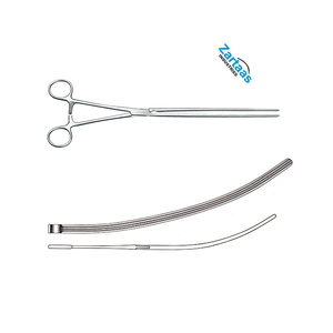 คีมหนีบสแตนเลสสำหรับสแกนลำไส้แบบโค้ง33ซม./13 "ผู้ผลิตเครื่องมือผ่าตัด - Product Image 6