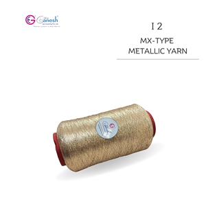 High Tenacity 150D Embroidery Jari MX Type Polyester Jari with Lurex S and ST Type <b>Metallic</b> I 2 MX Type <b>Metallic</b> <b>Yarn</b> - Product Image 2