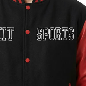 Fournisseur direct d'usine Veste universitaire d'hiver pour hommes - Conception personnalisée Logo frontal Respirant et coupe-vent Faible MOQ 2 pièces - Product Image 5