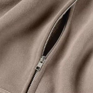 2025ฮู้ดดี้โอเวอร์ไซส์สำหรับผู้ชายผ้าฟลีซชิ้นเดียวขนาด325กรัมกรัมมีฮู้ดธรรมดาสำหรับผู้ชายป้องกันแบคทีเรีย - Product Image 6