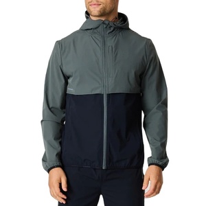 เสื้อแจ็คเก็ตวิ่งกันลมแบบมีฮู้ด ผ้าฝ้าย 100% น้ำหนักเบา คุณภาพสูง สำหรับฤดูหนาว ขายส่ง พร้อมปักโลโก้ตามสั่ง รุ่น 2026 ผ้าฟลีซ - Product Image 1