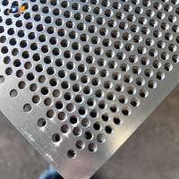 Lámina Metálica Perforada Galvanizada, Panel Perforado con Orificios Redondos, Lámina de Acero, Filtro, Rejilla de Ventilación