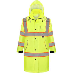 Veste de sécurité réfléchissante de travail à manches longues avec fermeture éclair sur le devant, prix bas, logo personnalisé, vêtements de travail, téléchargée par Dress Sports - Product Image 1