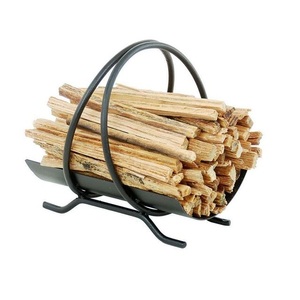 <b>Decorative</b> Indoor/Outdoor Fireplace <b>Log</b> Black Color Powder Coated Heavy Duty Wooden <b>Log</b> Sunrise Fireplace Sets & Accessories - Product Image 3