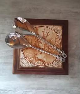 Unique Design <b>Wooden</b> <b>Salad</b> <b>Server</b> Long Handle Amazing Quality Hot Selling - Product Image 3