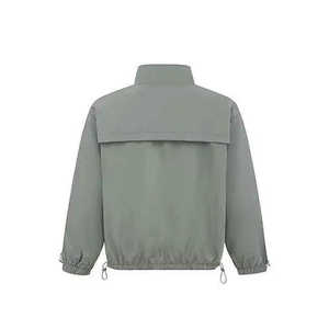 Chaqueta Cortavientos para Hombre, Estilo Urbano, Cuello Alto, Cierre de Cremallera, Impermeable, para Lluvia y Nieve - Product Image 5