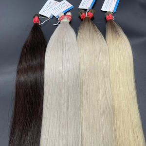 Extensiones de Cabello Natural Liso de la Mejor Calidad, Cabello Humano Vietnamita, Sin Enredos, Muy Brillante, Varios Colores, Listo para Enviar - Product Image 1