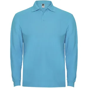 Chemises polo promotionnelles personnalisées Manica Lunga Estrella Merchandising - Product Image 4