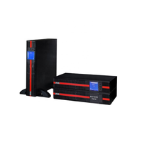 Alimentation de secours en ligne 1000VA-10KVA à batterie au plomb, onde sinusoïdale pure, monophasé, facteur de puissance 1.0, temps de transfert 0ms, écran LCD