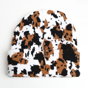 Sublimación Beanie Fabricante Sombrero de punto de moda para mujer All Over Print Beanie Con logo jacquard - Product Image 4