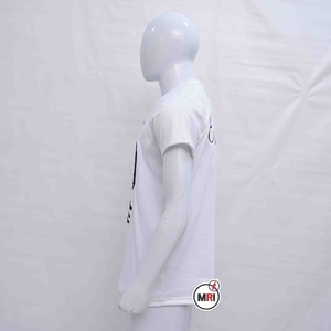 T-shirt unisexe en coton uni avec broderie de chenille blanche Impression personnalisée de qualité supérieure Tendance exclusive orientée vers l'exportation - Product Image 6