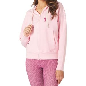 Sweat à capuche zippé personnalisé pour femmes couleur unie éponge française 100% coton court hiver conception de haute qualité Logo avant fait - Product Image 3