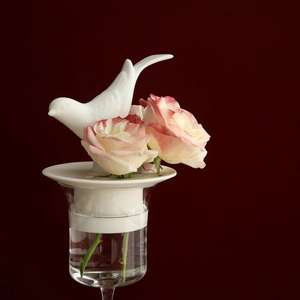 Vaso da tavolo moderno in <span class=keywords><strong>ceramica</strong></span> a forma di uccello fatto a mano eco-friendly Design animale porta fiori per la decorazione della casa - Product Image 4