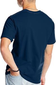 Camiseta de Hombre de Alta Calidad, Color Granate Liso, Cuello Redondo, Corte Recto, Ajuste Holgado, Informal, Transpirable - Product Image 6