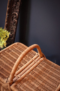 Quá Khổ Vòng Dưới <span class=keywords><strong>Wicker</strong></span> Mây Dã Ngoại Giỏ Với Xử Lý Thêm Lớn Khổng Lồ Hiện Đại Trang Trại Đất Nước Giỏ - Product Image 5