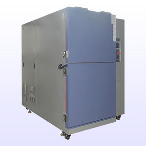 Dikey Hareketli İki Bölgeli Termal Şok Test Kabini, Elektrikli Isıtma/Soğutma için Sıcak/Soğuk Darbe Testi ve Akü Döngüsü Testleri için - Product Image 2