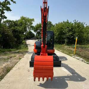 Excavadora KX165 de 6,5 toneladas de marca japonesa usada en buenas condiciones con el engranaje de caja de cambios de motor más vendido, buen precio - Product Image 1