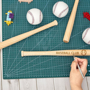 Bate de béisbol duradero, equipo de bateo de madera ligero, bate deportivo profesional para entrenamiento, práctica y juegos de béisbol - Product Image 6