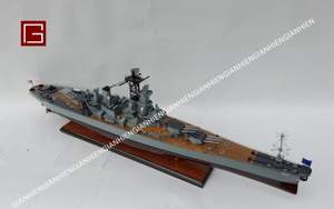Gia Nhien Fabricant Approuvé Conception Personnalisée Bas quantité minimale de commande USS New Jersey ARTISANAT EN BOIS-Maquette en bois - Product Image 6