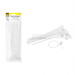 Paquete de 6 Bridas para Cables con Área para Etiquetas, Fáciles de Usar - Product Image 2