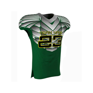 Uniforme de football américain sur mesure de haute qualité, respirant, antibactérien, technique d'impression, grandes tailles, nouvelle arrivée, personnalisable - Product Image 1